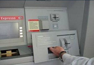 ATM skimmer panel overlay