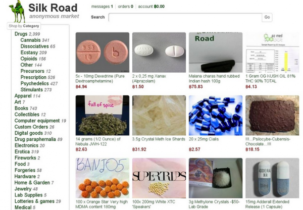 A snapshop of offerings on the Silk Road.