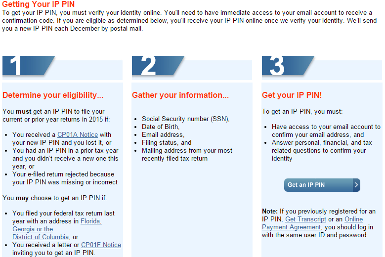 Irs identity protection pin application 9000
