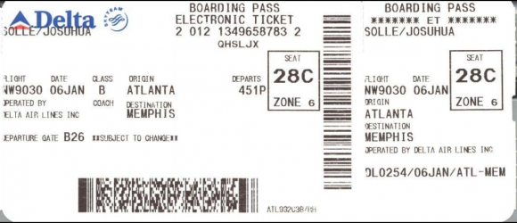 barcode boarding pass
