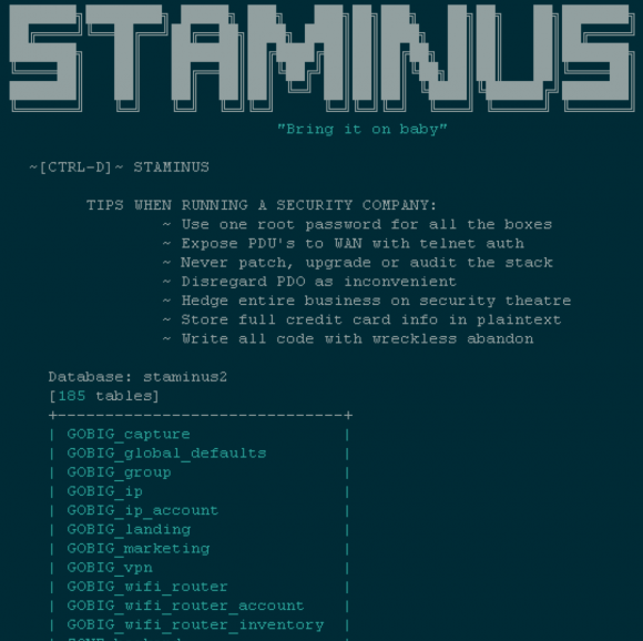 The e-zine posted online Thursday following an outage at Staminus Communications. 