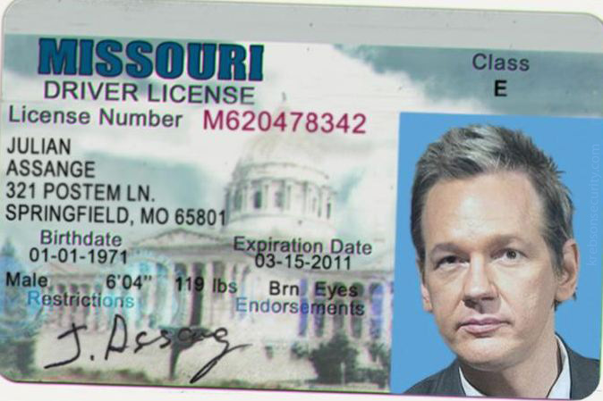 Missouri Drivers License Template Free Download
