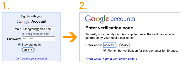 import passwords from one google account to another