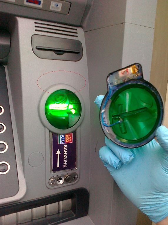 illegal atm skimmer