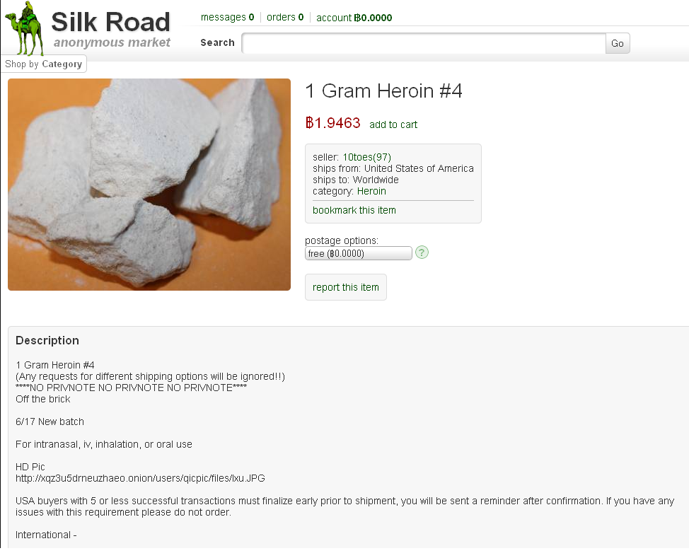 Silkkitie Darknet Market