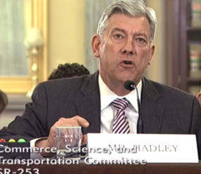 Experian's Tony Hadley, addressing the Senate Commerce Committee in Dec. 2013.