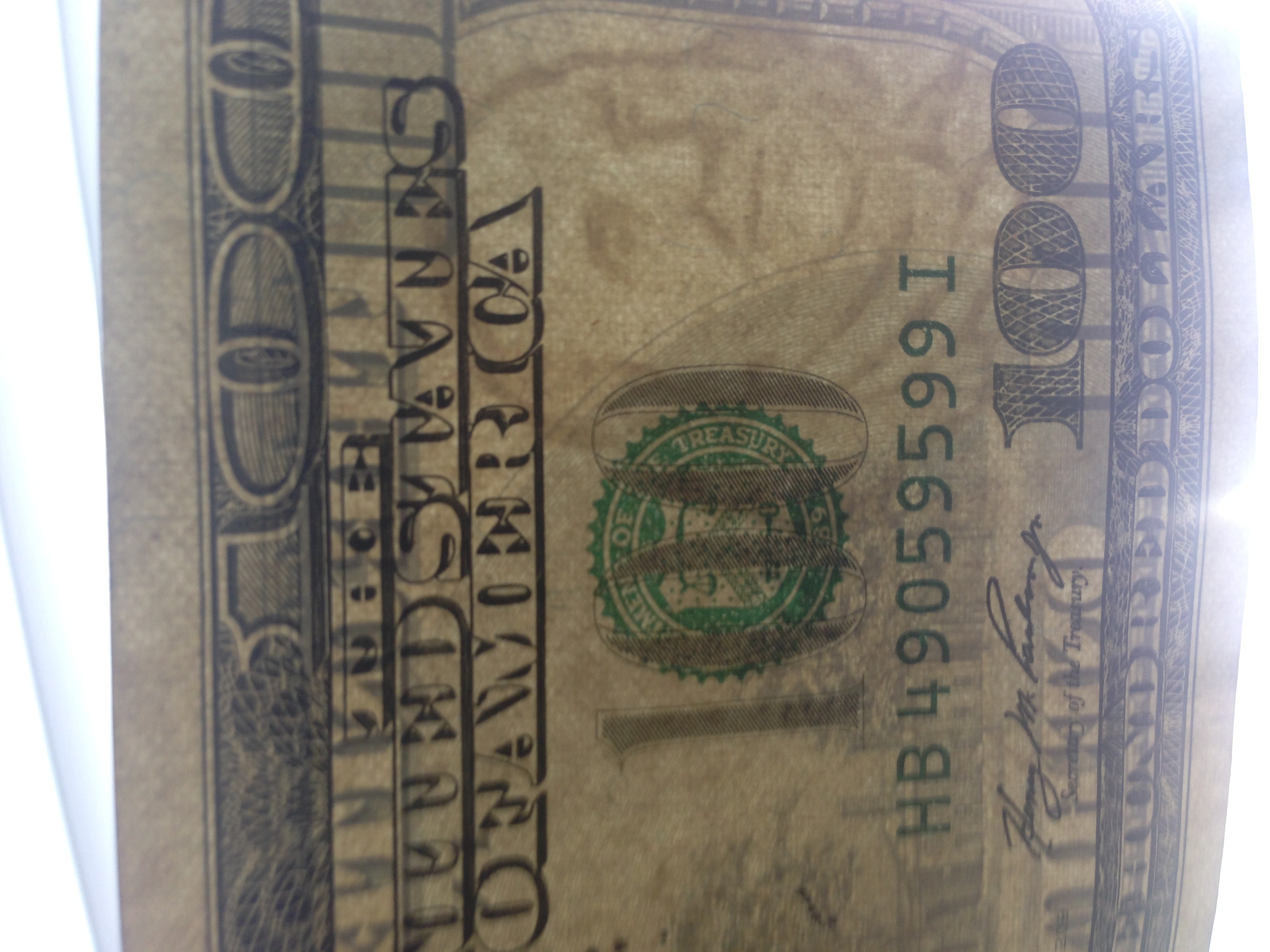 secret service counterfeit serial numbers