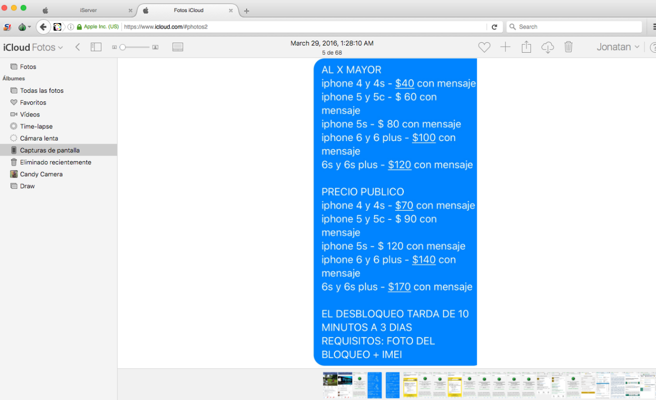 gmail iphone 6 plus precio argentina