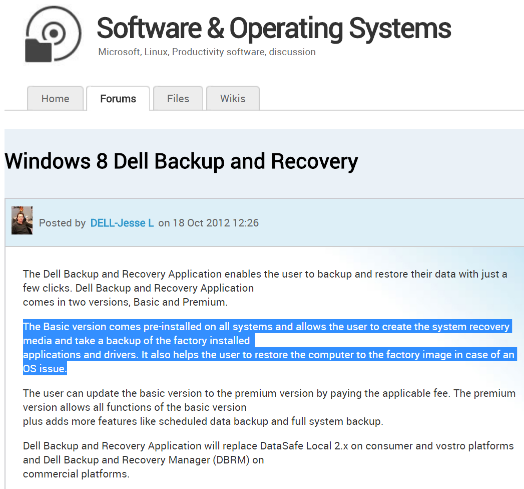 dell recover office key