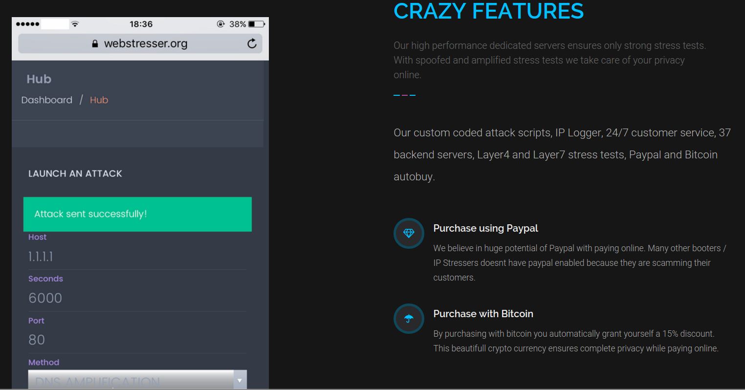 ddos website stresser
