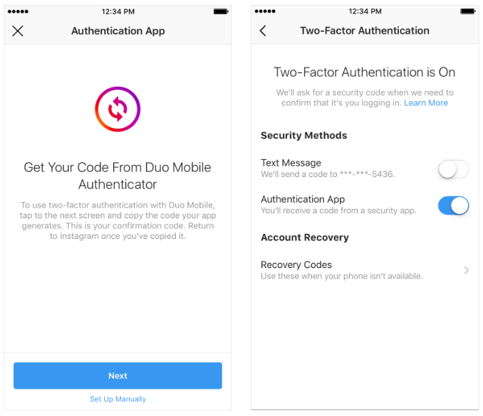 new two factor authentication options instagram says it is rolling out to users over the next few weeks - app to know who is not following you on instagram