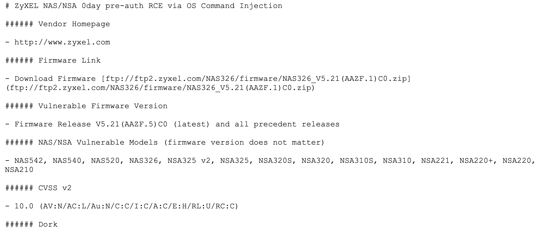 zyxel firmware ftp