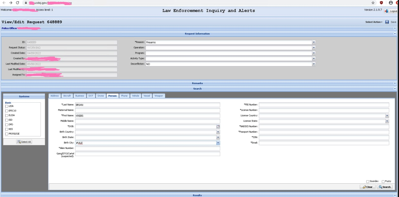 DEA Investigating Breach of Law Enforcement Data Portal – Krebs on Security