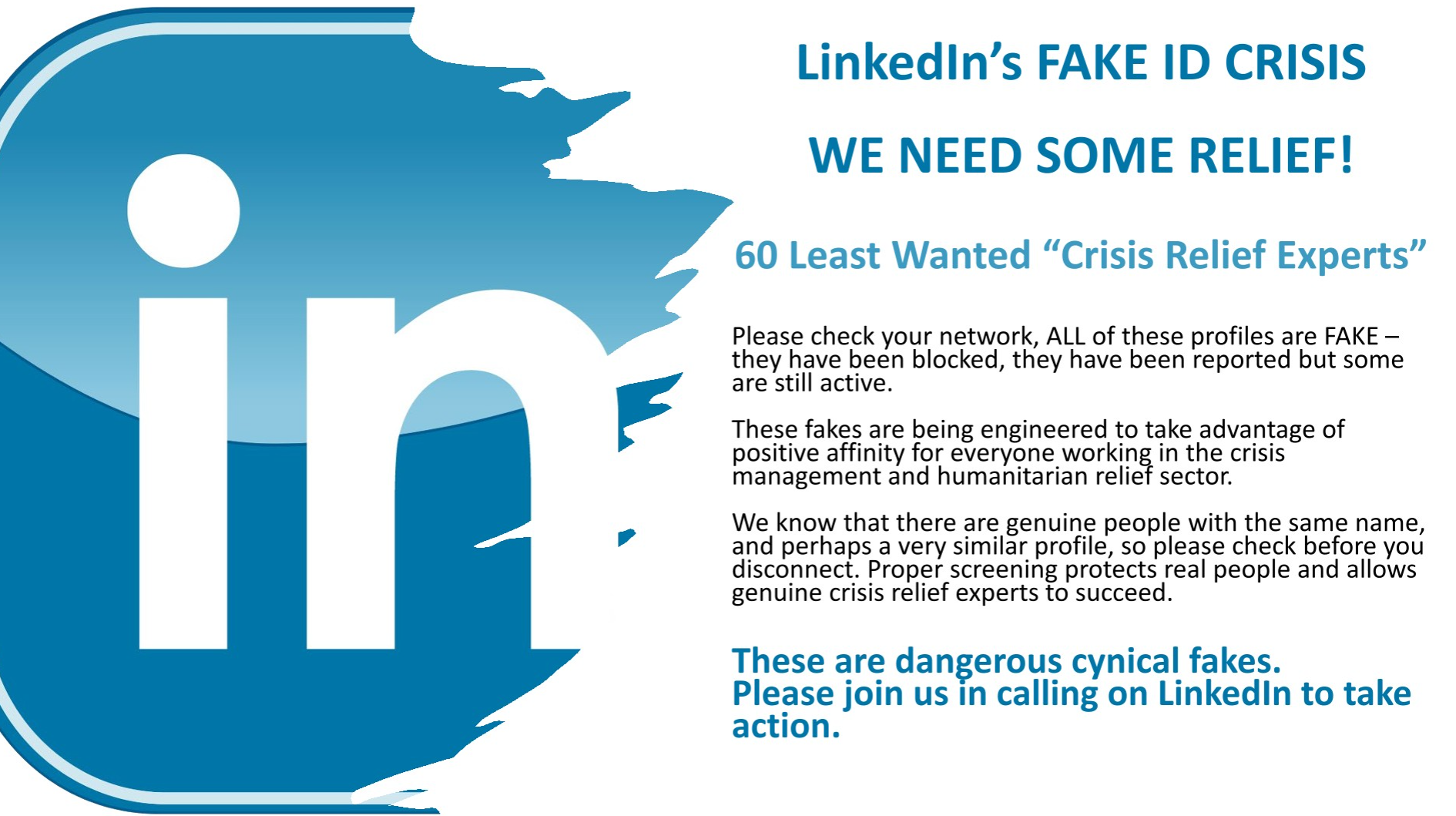 LinkedIn has a fake profile problem – can it fix this blot on its, linkedin  