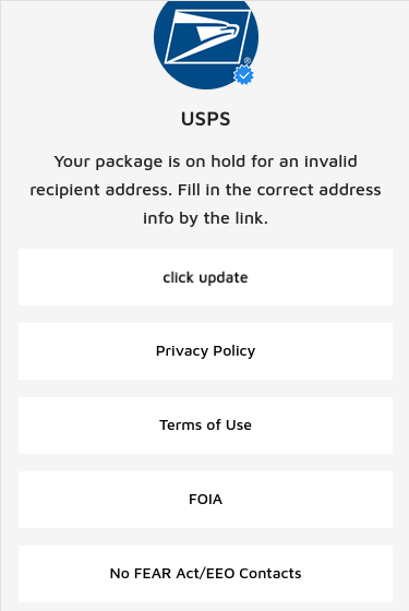 Phishers Spoof USPS, 12 Other Natl’ Postal Services