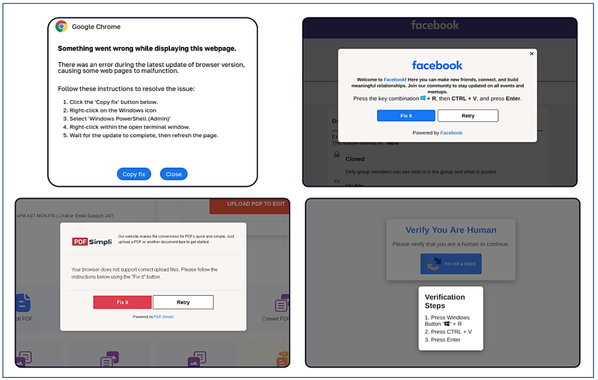 ClickFix: How to Infect Your PC in Three Easy Steps