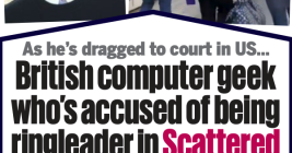 A screenshot of two photos of Buchanan that appeared in a Daily Mail story dated May 3, 2025.